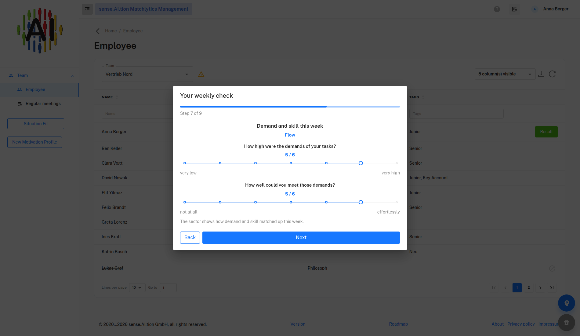 Deep-Check – Demand and skill this week Deep-Check, demand and skill step