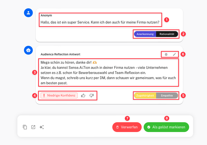 Service Anfrage ansehen Service Anfrage ansehen