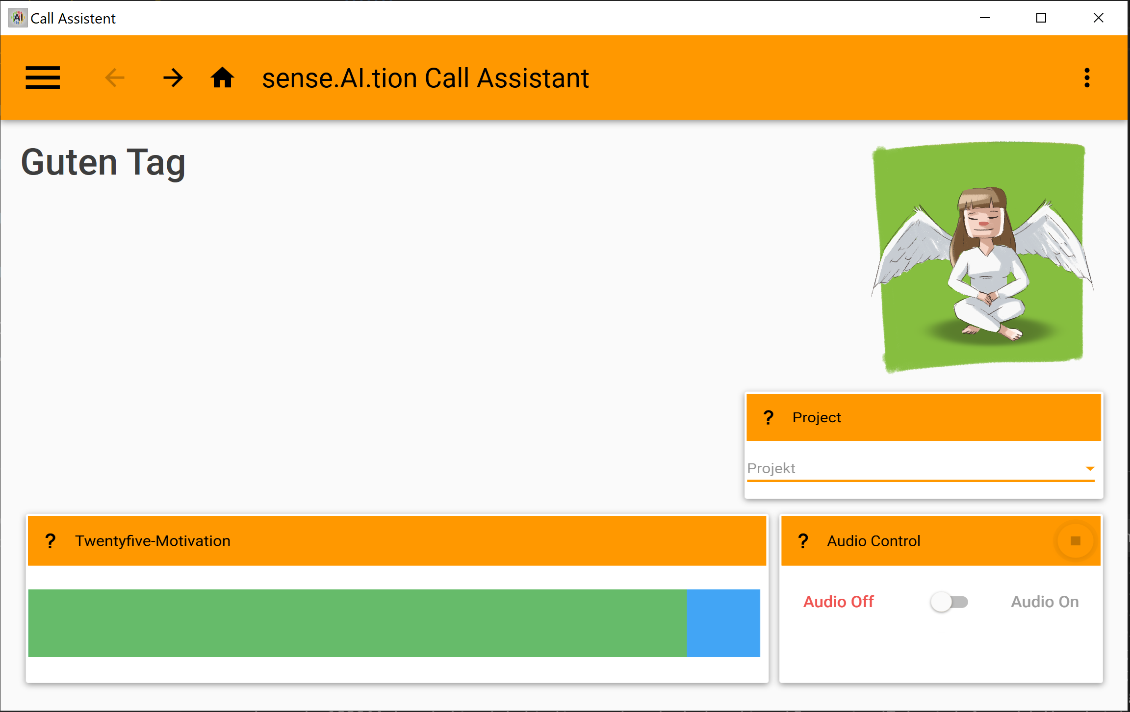 User-Interface Call Assistant
